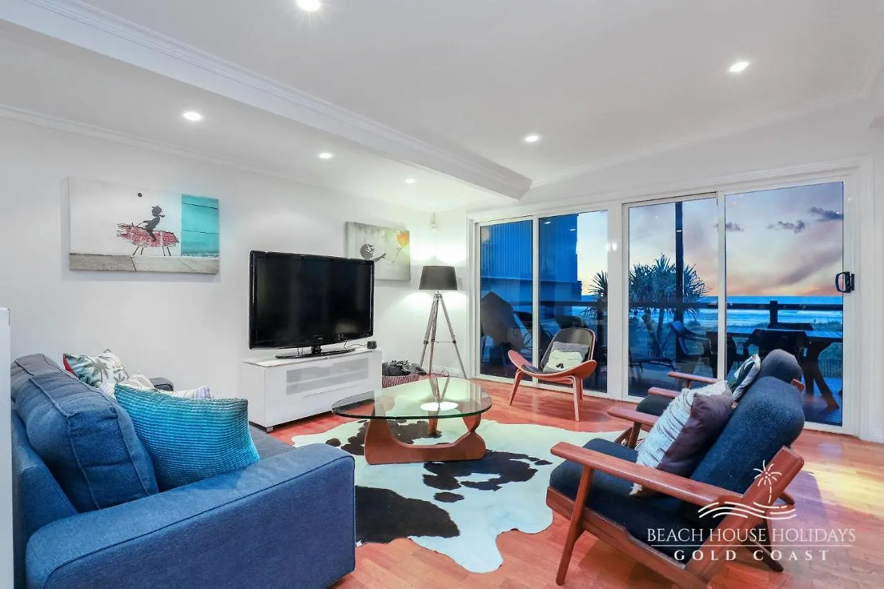 Semesterbostad True Beachfront Beach House Guldkusten Australien